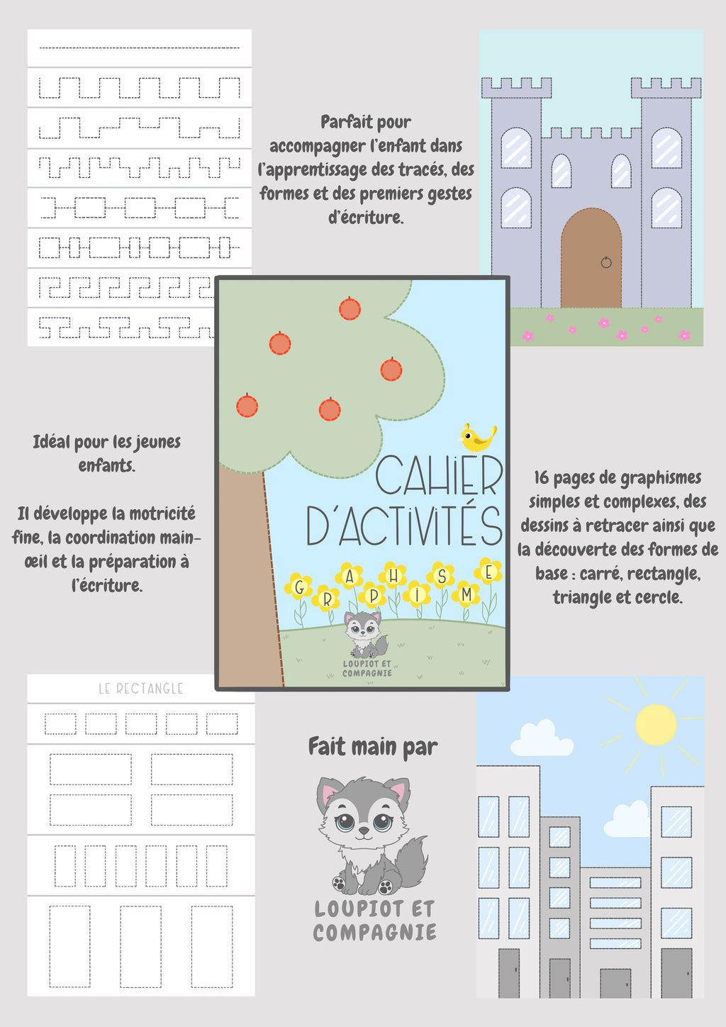 Cahier d’activités Graphisme